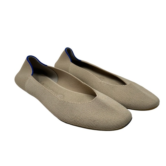 Rothy's Shoes - Rothy's The flat ecru square toe ballet flats